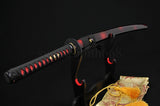 Full Black Steel Full Tang Blade Handmade Japan Samurai Katana Swords - Handmade Swords Expert