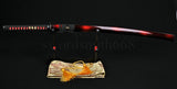 Full Black Steel Full Tang Blade Handmade Japan Samurai Katana Swords - Handmade Swords Expert