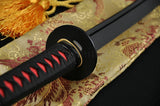 Full Black Steel Full Tang Blade Handmade Japan Samurai Katana Swords - Handmade Swords Expert
