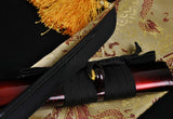 Full Black Steel Full Tang Blade Handmade Japan Samurai Katana Swords - Handmade Swords Expert