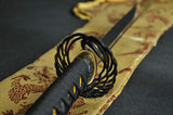 AISI 1095 Blade Crane Tsuba Japanese Samurai Sword Katana Fully Hand - Handmade Swords Expert