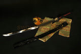 Authentic Real Handmade Japanese Samurai Sword Katana Clay Tempered Blade - Handmade Swords Expert