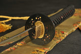 Authentic Real Handmade Japanese Samurai Sword Katana Clay Tempered Blade - Handmade Swords Expert