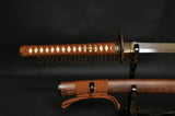 41" Handmade Japanese Samurai Tiger Sword Katana Clay Tempered Full Tang Blade - Handmade Swords Expert