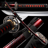 Handmade High Carbon Steel Real Japanese Katana Samurai Swords Full Tang Blade