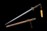 Chinese Sword Plum Blossom Hand Forged Damascus Folded Steel Blade - Handmade Swords Expert