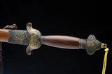 Chinese Sword Plum Blossom Hand Forged Damascus Folded Steel Blade - Handmade Swords Expert