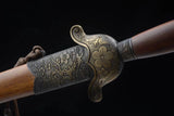 Chinese Sword Plum Blossom Hand Forged Damascus Folded Steel Blade - Handmade Swords Expert