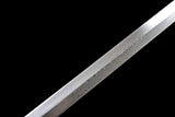 Chinese Sword Plum Blossom Hand Forged Damascus Folded Steel Blade - Handmade Swords Expert