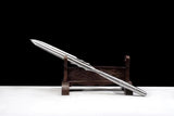 Hand Forged Spear Sword Damascus Folded Steel Full Tang Blade - Handmade Swords Expert