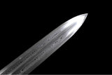 Hand Forged Spear Sword Damascus Folded Steel Full Tang Blade - Handmade Swords Expert