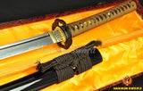 Clay Tempered Full Tang Blade Japanese Samurai Sword Katana Iron Tsuba - Handmade Swords Expert