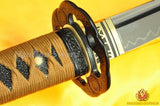 Clay Tempered Full Tang Blade Japanese Samurai Sword Katana Iron Tsuba - Handmade Swords Expert