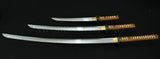 High Quality Hand Forged Japanese Samurai Sword Set ( Katana + Wakizashi +tanto) - Handmade Swords Expert