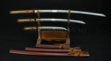 High Quality Hand Forged Japanese Samurai Sword Set ( Katana + Wakizashi +tanto) - Handmade Swords Expert