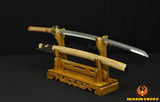 Hand Forged Japanese Samurai Sword Katana Swords Folded Steel Tempered Hamon - Handmade Swords Expert