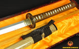 Hand Forged Japanese Samurai Sword Katana Swords Folded Steel Tempered Hamon - Handmade Swords Expert