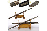 Chinese Han Dynasty Sword Traditional Handmade Black Blade - Handmade Swords Expert