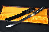 21" High Quality Japanese Sword Tanto Clay Tempered Full Tang Blade - Handmade Swords Expert