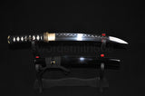 21" High Quality Japanese Sword Tanto Clay Tempered Full Tang Blade - Handmade Swords Expert