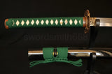 Clay Tempered Folded Steel Blade Hawk Tsuba Japanese Samurai Sword Katana - Handmade Swords Expert