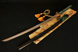 Clay Tempered Folded Steel Blade Hawk Tsuba Japanese Samurai Sword Katana - Handmade Swords Expert