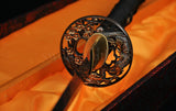 Fully Hand Forged Japanese Samurai Sword Katana Kobuse Blade RaySkin Wrapped Saya - Handmade Swords Expert