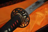 Japanese Samurai Katana Dragon Sword Clay Tempered Engraved Blade - Handmade Swords Expert