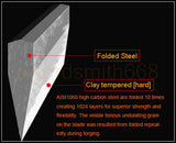 Folded Steel Clay Tempered Full Tang Blade Japanese Katana Sword - Handmade Swords Expert