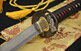 Clay Tempered Folded Steel Blade Ray Skin Saya Japanese Samurai Sword Katana - Handmade Swords Expert