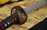 Clay Tempered Folded Steel Blade Ray Skin Saya Japanese Samurai Sword Katana - Handmade Swords Expert