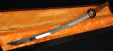 41" Japanese Samurai Katana Functional Sword Clay Tempered Unokubi-zukuri Blade - Handmade Swords Expert