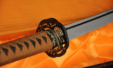 41" Japanese Samurai Katana Functional Sword Clay Tempered Unokubi-zukuri Blade - Handmade Swords Expert