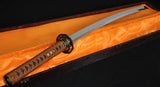 41" Japanese Samurai Katana Functional Sword Clay Tempered Unokubi-zukuri Blade - Handmade Swords Expert