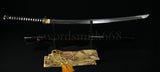 Clay Tempered Folded Steel Blade Japanese Samurai Katana Functional Sword - Handmade Swords Expert