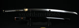 Clay Tempered Folded Steel Blade Japanese Samurai Katana Functional Sword - Handmade Swords Expert