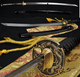 41"Hand Forged Japanese Samurai Dragon Sword Katana Folded Steel Full Tang Blade - Handmade Swords Expert