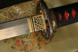 Clay Tempered Folded Steel Japanese Samurai Swords FullTang Blade Handmade Sword Katana - Handmade Swords Expert