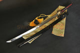 Clay Tempered Folded Steel Japanese Samurai Swords FullTang Blade Handmade Sword Katana - Handmade Swords Expert