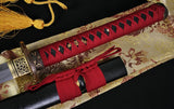 41"japanese Samurai Katana Practice Sword Clay Tempered Blade - Handmade Swords Expert