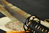 Clay Tempered Swords Folded Steel Full Tang Blade Japanese Samurai Sword - Handmade Swords Expert