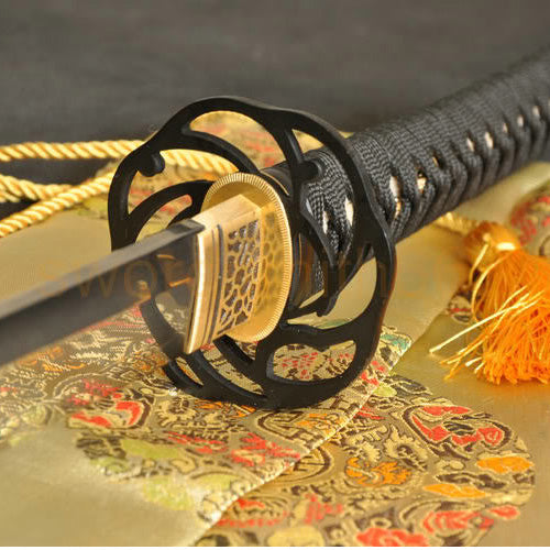 Clay Tempered Swords Folded Steel Full Tang Blade Japanese Samurai Sword - Handmade Swords Expert