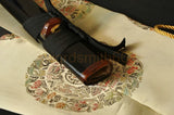 Clay Tempered Swords Folded Steel Full Tang Blade Japanese Samurai Sword - Handmade Swords Expert