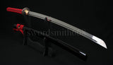 Hand Forged Japanese Samurai Practise Sword Katana Folded Steel Full Tang Blade - Handmade Swords Expert