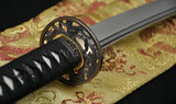 Handmade Japanese Samurai Functional Sword Katana Real Folded Steel Blade - Handmade Swords Expert