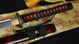 41" Hand Forged Japanese Samurai Sword Katana Folded Steel Full Tang Blade - Handmade Swords Expert