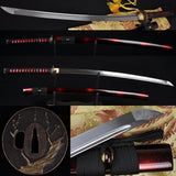 41" Hand Forged Japanese Samurai Sword Katana Folded Steel Full Tang Blade - Handmade Swords Expert