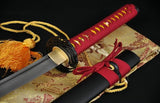 41" Handmade Japanese Samurai Sword Katana Folded Steel Full Tang Blade - Handmade Swords Expert