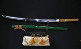 Fully Handmade Japanese Katana Sword Clay Tempered Unokubi-zukuri Blade - Handmade Swords Expert