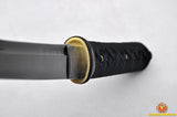 Balck Blade Handmade Japanese Samurai Wakizashi Swords Full Tang - Handmade Swords Expert